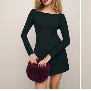 Reformation black Long Sleeve Dress